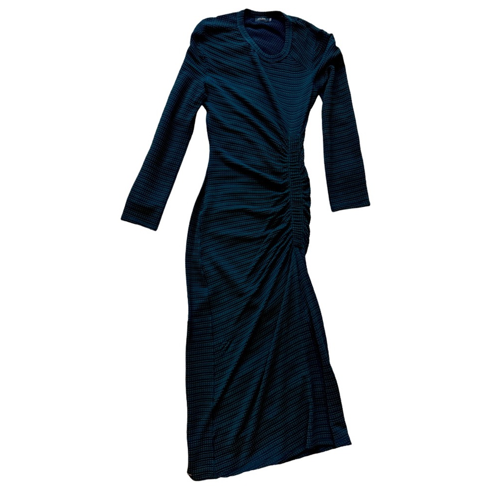 Atlein Dark Green Reptile Dress, EU Size 36, US 2-4